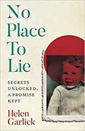 Book cover: No Place to Lie by Helen Garlick
